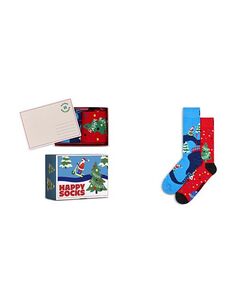 Подарочный набор носков Happy Holidays Crew, упаковка из 2 шт. Happy Socks, цвет Multi