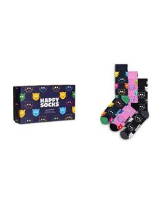 Подарочный набор носков Mixed Cats Crew, 3 шт. Happy Socks, цвет Multi