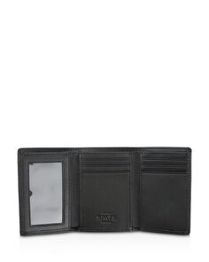 Кожаный кошелек тройного сложения ROYCE New York, цвет Black