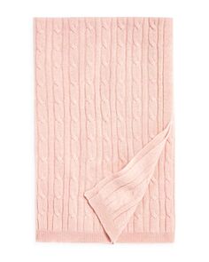 Кашемировое детское одеяло унисекс косой вязки Bloomie&apos;s Bloomie&apos;s Baby, цвет Pink