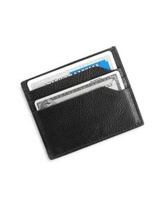 Кожаный кошелек для карт с блокировкой RFID ROYCE New York, цвет Black