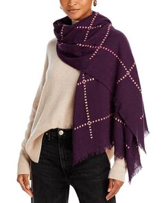 Ветровой шарф космического цвета Fraas, цвет Purple