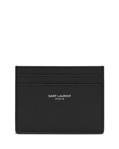 Чехол для кредитной карты «Париж» Saint Laurent, цвет Black