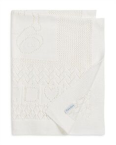 Одеяло унисекс Ralph Lauren из органического хлопка пуантеллой — для малышей Ralph Lauren, цвет White