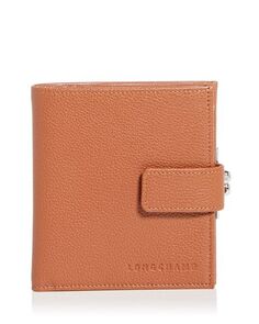 Ле Фулон&amp;;eacute; Кожаный французский кошелек Longchamp, цвет Caramel