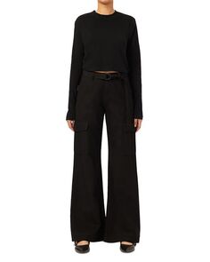 Свободные широкие брюки-карго Zoie DL1961, цвет Black