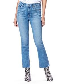 Расклешенные джинсы до щиколотки с высокой посадкой Claudine PAIGE, цвет Seaspray