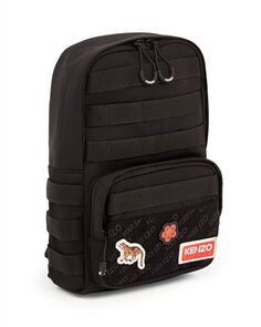 Рюкзак с нашивкой-логотипом Kenzo, цвет Black