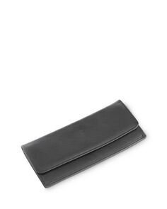 Кожаный кошелек-клатч с блокировкой RFID ROYCE New York, цвет Black