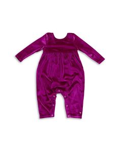 Велюровый комбинезон для девочек – детский Pink Chicken, цвет Purple