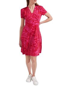 Платье Ann из джерси с принтом HOBBS LONDON, цвет Multi