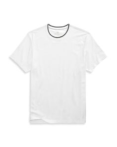 Серебряная футболка с круглым вырезом из пике Mack Weldon, цвет White