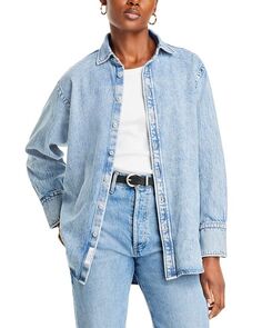 Легкая джинсовая рубашка Diana rag &amp; bone, цвет Blue