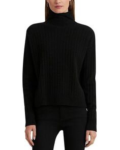 Кашемировый свитер с длинными рукавами Ralph Lauren Ralph Lauren, цвет Black
