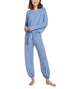 Пижамный комплект Gisele с напуском Eberjey, цвет Blue