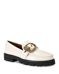 Женские лоферы Mayfair с открытым носком KURT GEIGER LONDON, цвет White