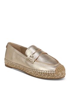 Женские лоферы на платформе Kai Espadrille Sam Edelman, цвет Gold