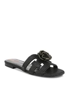 Женские шлепанцы Bay Flora Sam Edelman, цвет Black