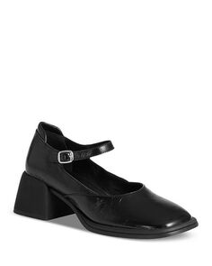 Женские туфли-лодочки Ansie с квадратным носком и ремешком на щиколотке Vagabond, цвет Black