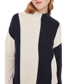 Шерстяной свитер с воротником-воронкой Whistles, цвет Multi