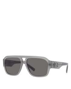 DG4403 Солнцезащитные очки-авиаторы, 58 мм Dolce &amp; Gabbana, цвет Gray
