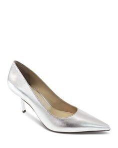 Женские туфли-лодочки без шнуровки Beatrix на высоком каблуке с острым носком Kenneth Cole, цвет Silver