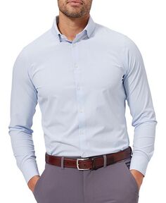 Классическая рубашка с подветренной стороны Mizzen+Main, цвет Blue