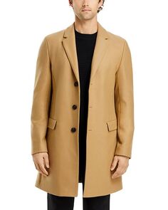 Верхнее пальто Migor Slim Fit HUGO, цвет Tan/Beige