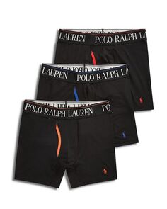 Трусы-боксеры 4D Flex Cooling — набор из 3 шт. Polo Ralph Lauren, цвет Black