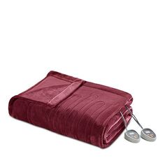 Плюшевые одеяла с подогревом Beautyrest, цвет Red