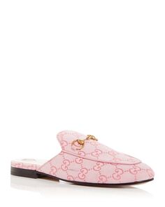 Женские мюли Princetown Gucci, цвет Pink