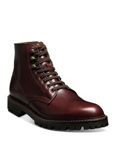 Мужские ботинки Higginsfplug на шнуровке с ушками на подошве Allen Edmonds, цвет Red