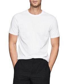 Однотонные футболки Bless с короткими рукавами, 3 шт. REISS, цвет White