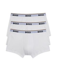 Трусы Power из смесового хлопка, упаковка из 3 шт. BOSS, цвет White