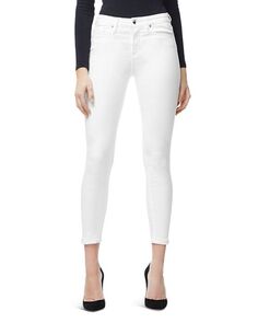 Укороченные джинсы Good Legs в цвете Белый001 Good American, цвет White