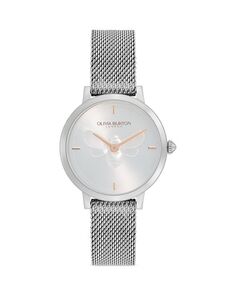 Ультратонкие часы Bee, 28 мм Olivia Burton, цвет Silver