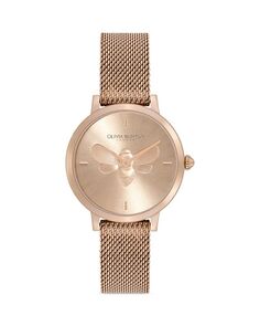 Ультратонкие часы Bee, 28 мм Olivia Burton, цвет Pink