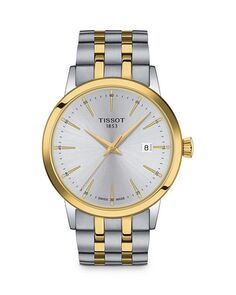 Классические часы мечты 42 мм Tissot, цвет Silver