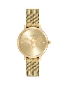 Ультратонкие часы Bee, 28 мм Olivia Burton, цвет Gold