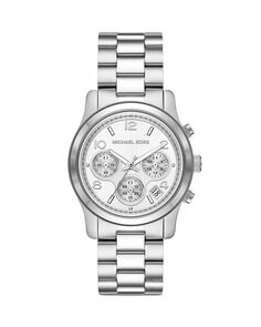 Подиумный хронограф, 38 мм Michael Kors, цвет Silver