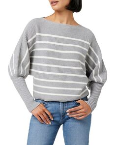 Укороченный свитер в полоску Karina Breton Joe&apos;s Jeans, цвет Gray