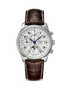 Часы Master Collection, 40 мм Longines, цвет Brown