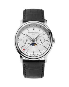 Классические часы с деловым таймером, 40 мм Frederique Constant, цвет White