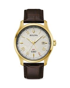 Классический Wilton GMT, 43 мм Bulova, цвет White