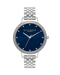 Классические часы, 34 мм Olivia Burton, цвет Blue