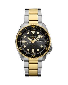 5 спортивных часов, 43 мм Seiko Watch, цвет Black