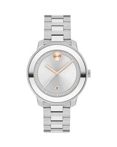 Часы BOLD Verso, 38 мм Movado, цвет Silver