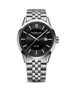 Часы Фрилансер, 42 мм Raymond Weil, цвет Silver