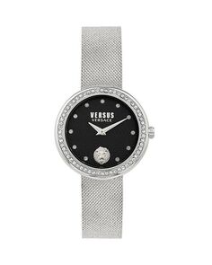 Часы Леа Хрустальные, 35 мм Versus Versace, цвет Black