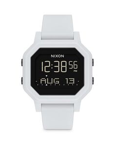 Цифровые часы с сиреной, 38 мм Nixon, цвет White
